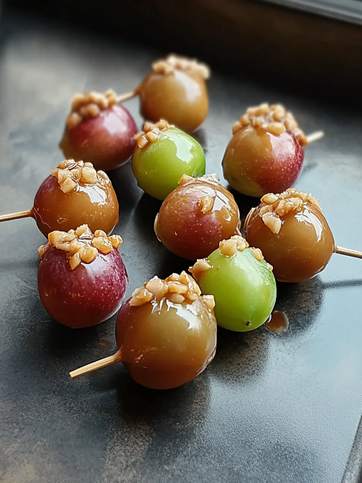 Caramel Apple Grapes Recipe: Your Quick & Sweet No-Bake Treat 5 Caramel Apple Grapes Recipe: A Sweet No-Bake Delight