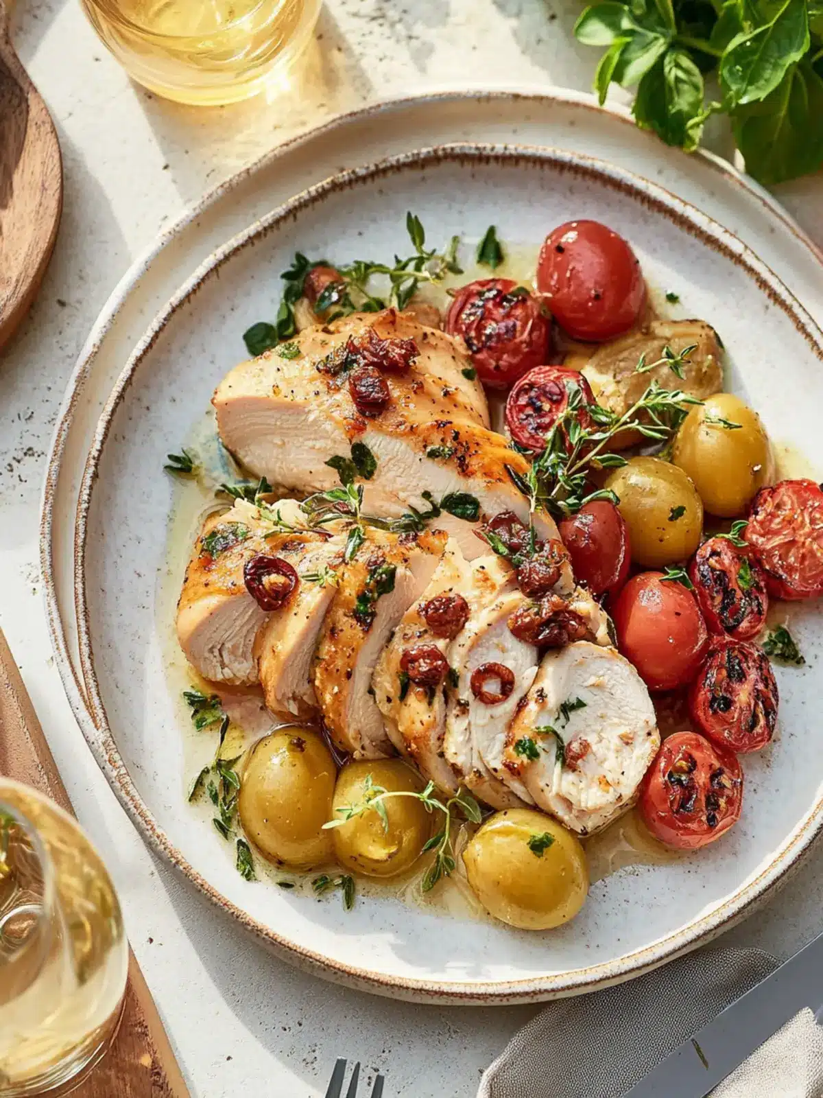 Savory Vineyard Chicken with Sweet Roasted Grapes Delight 5 Vineyard Chicken