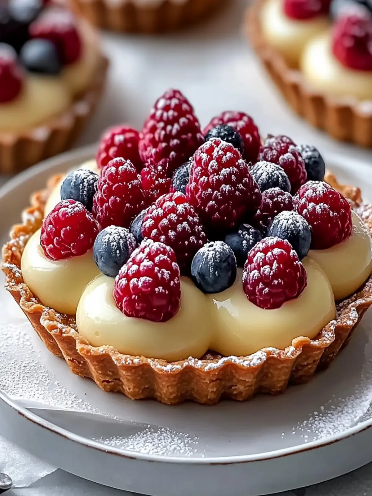 Delightful Elegant White Chocolate Mousse Tartlets for You!
