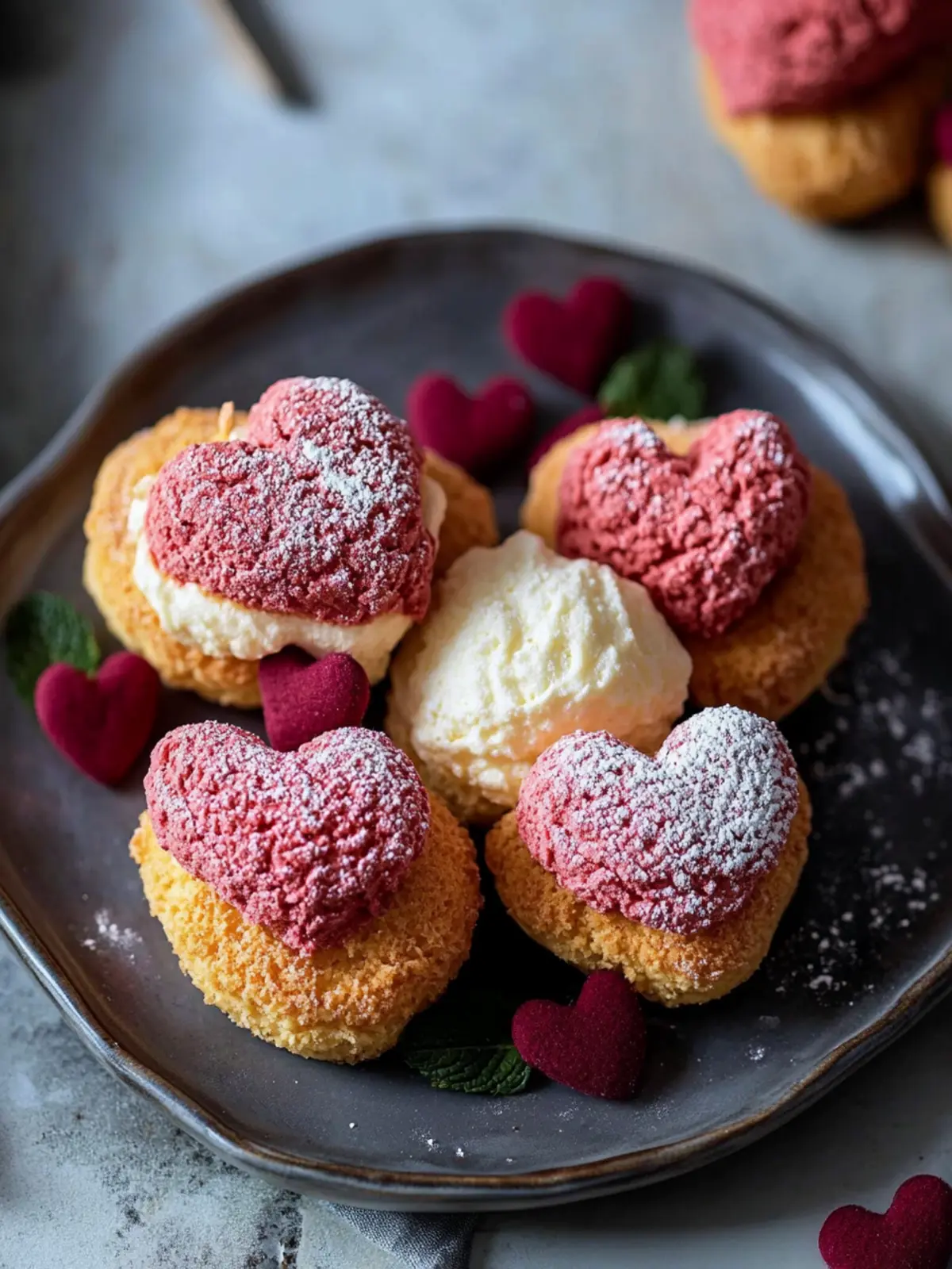 Valentinstags Rezeptideen: Herz Choux au Craquelin