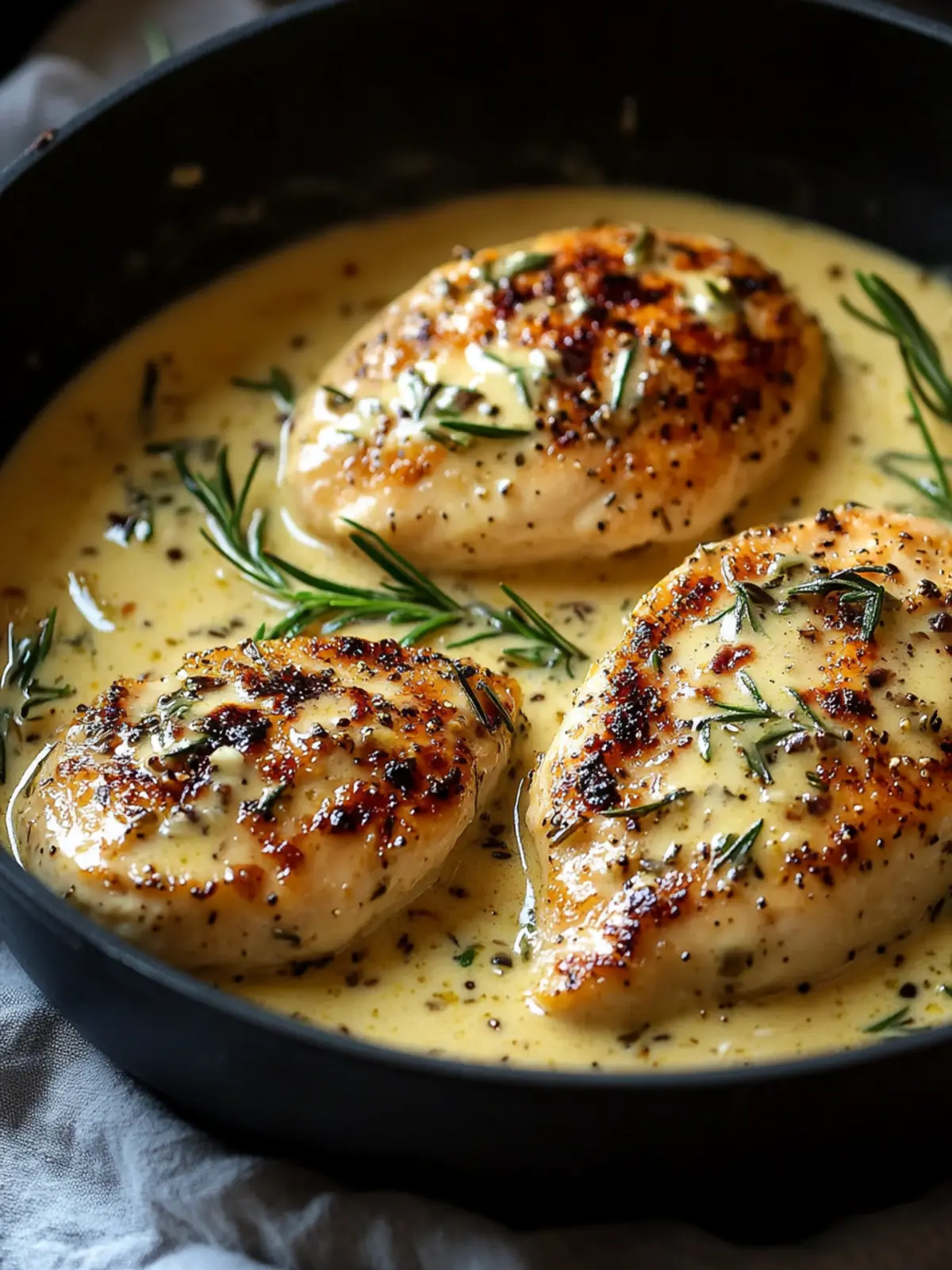 Creamy Rosemary Dijon Chicken