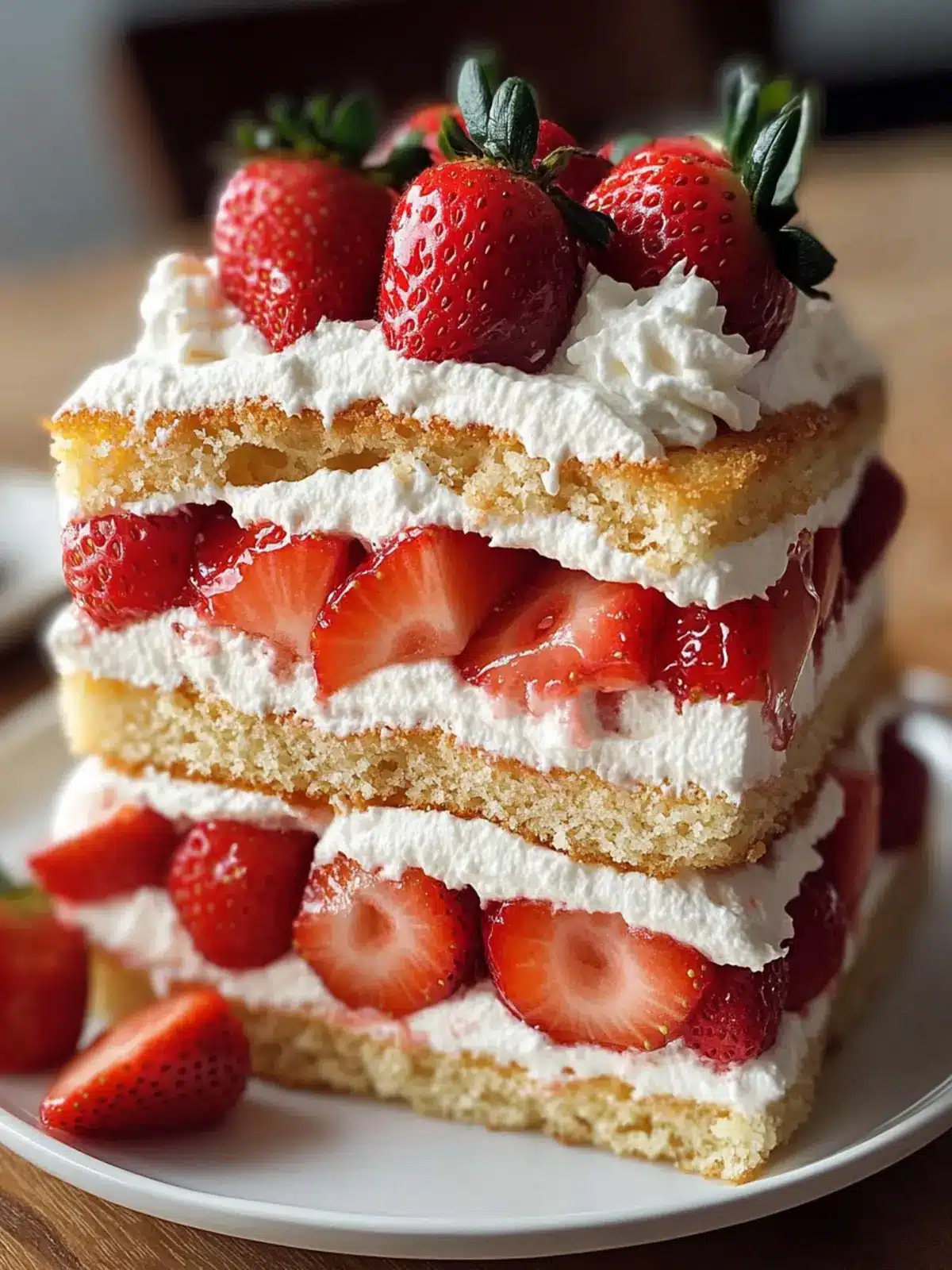 Unforgettable Strawberry Shortcake Cake in 5 Simple Steps 4 Unforgettable Strawberry Shortcake Cake in 5 Simple Steps