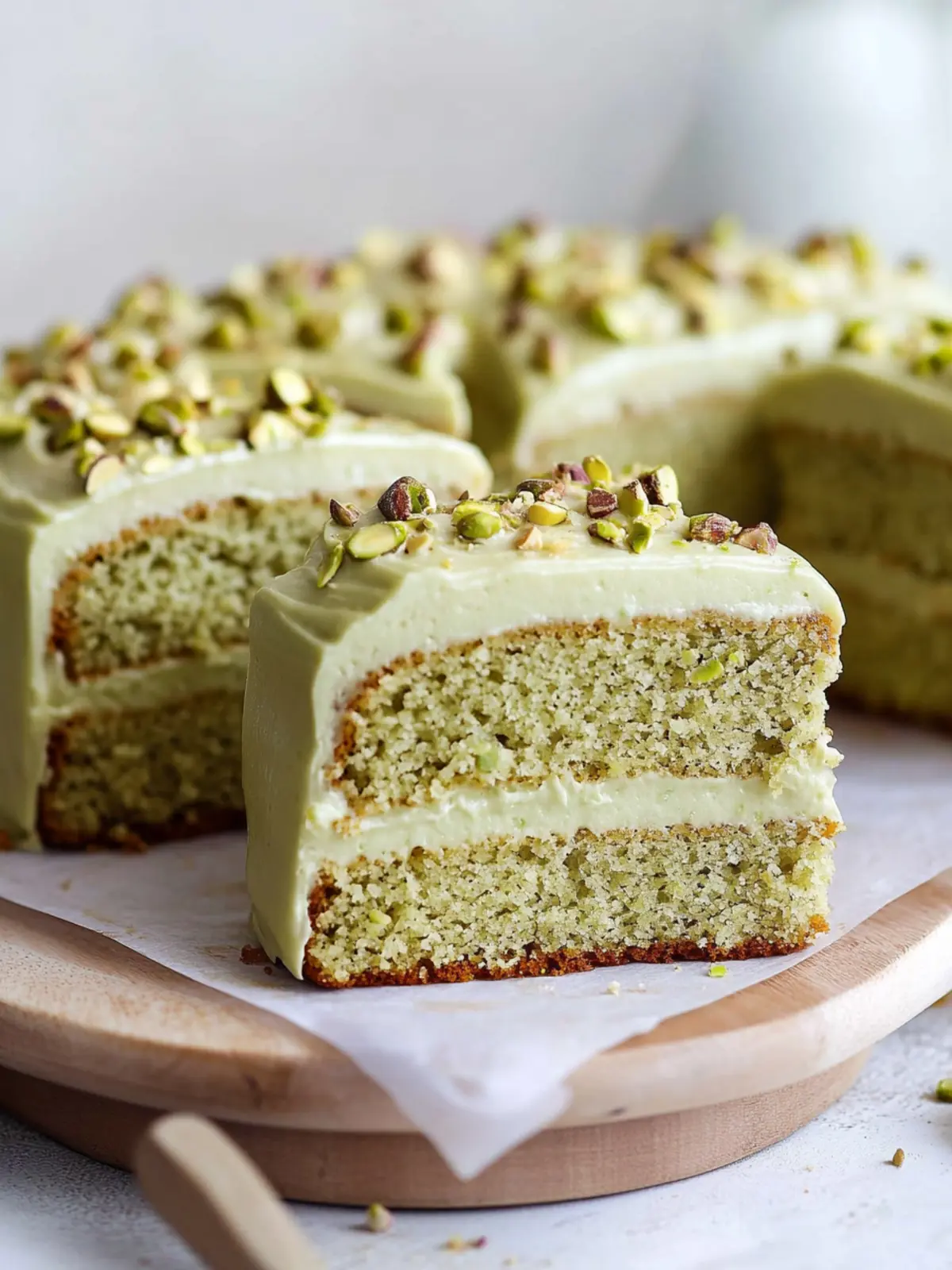 Pistachio Cake Recipe (With Pistachio Cream Cheese Frosting)