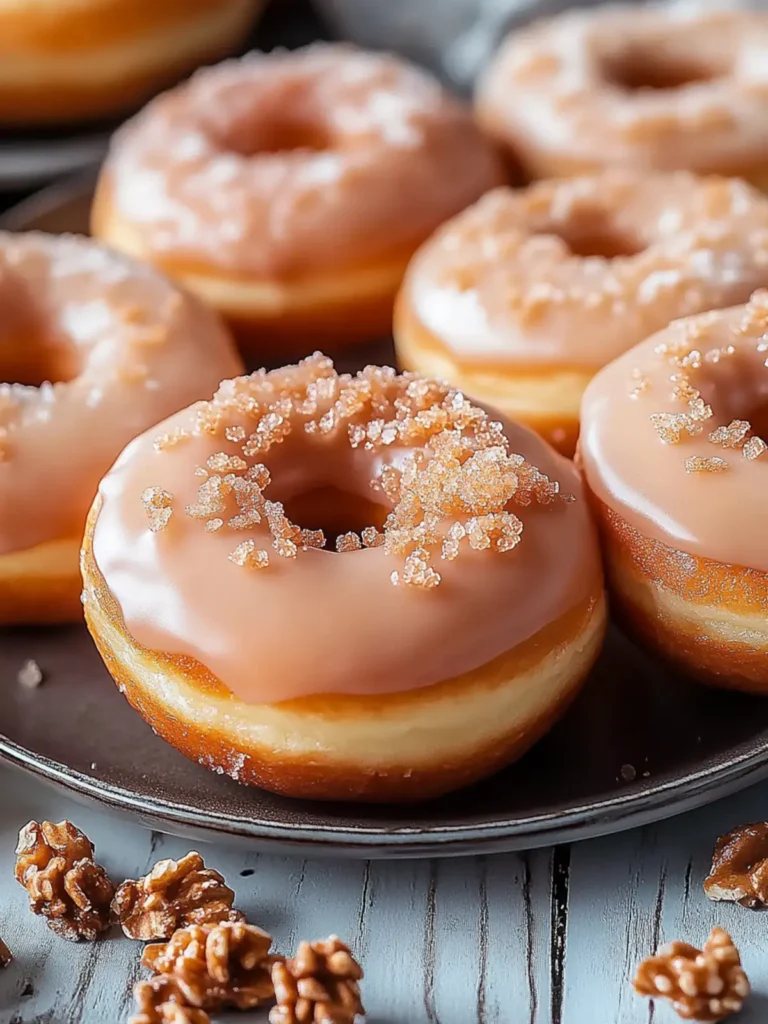 Baked Brown Sugar Glazed Donuts