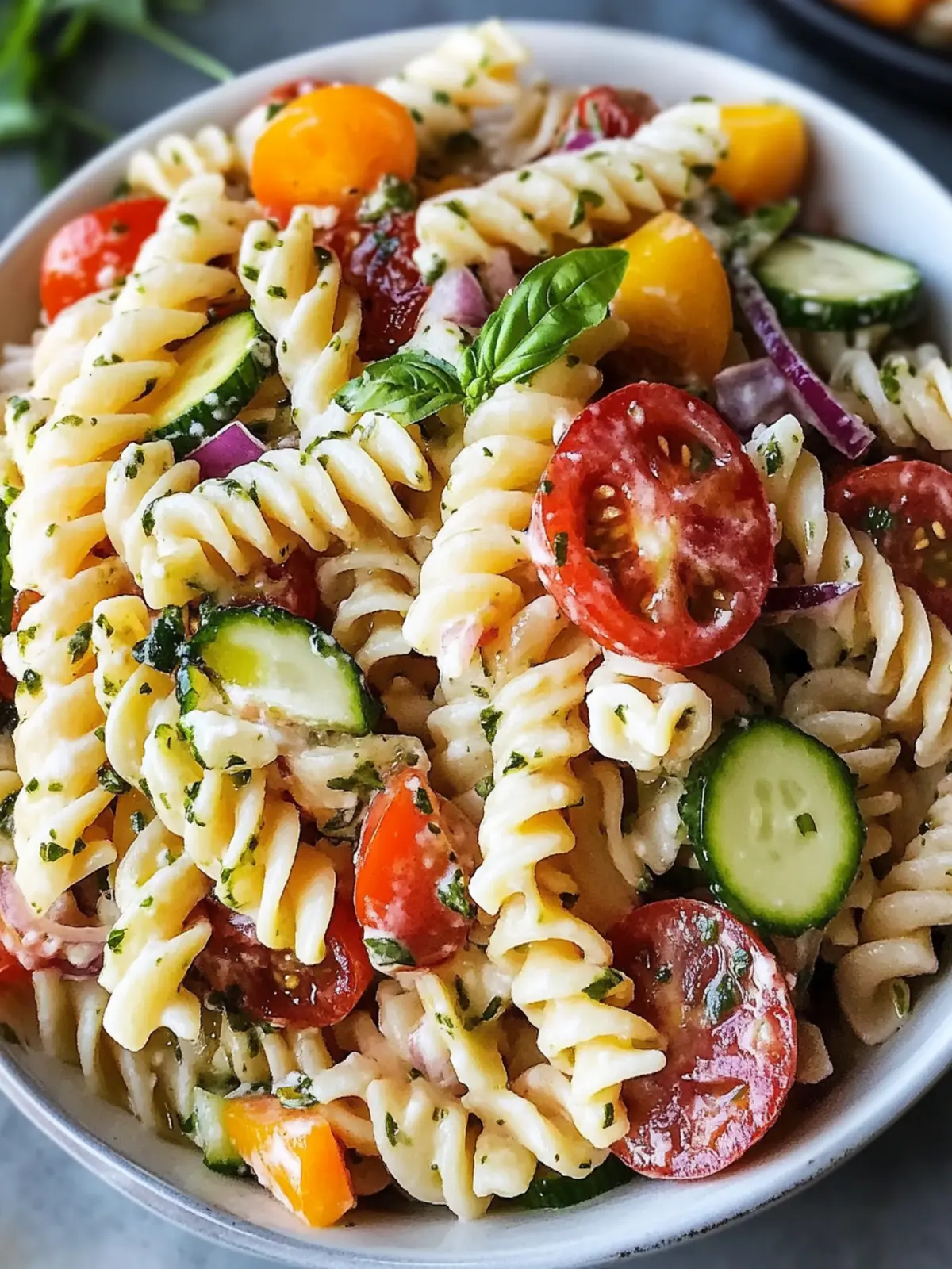 Summer pasta salad recipe