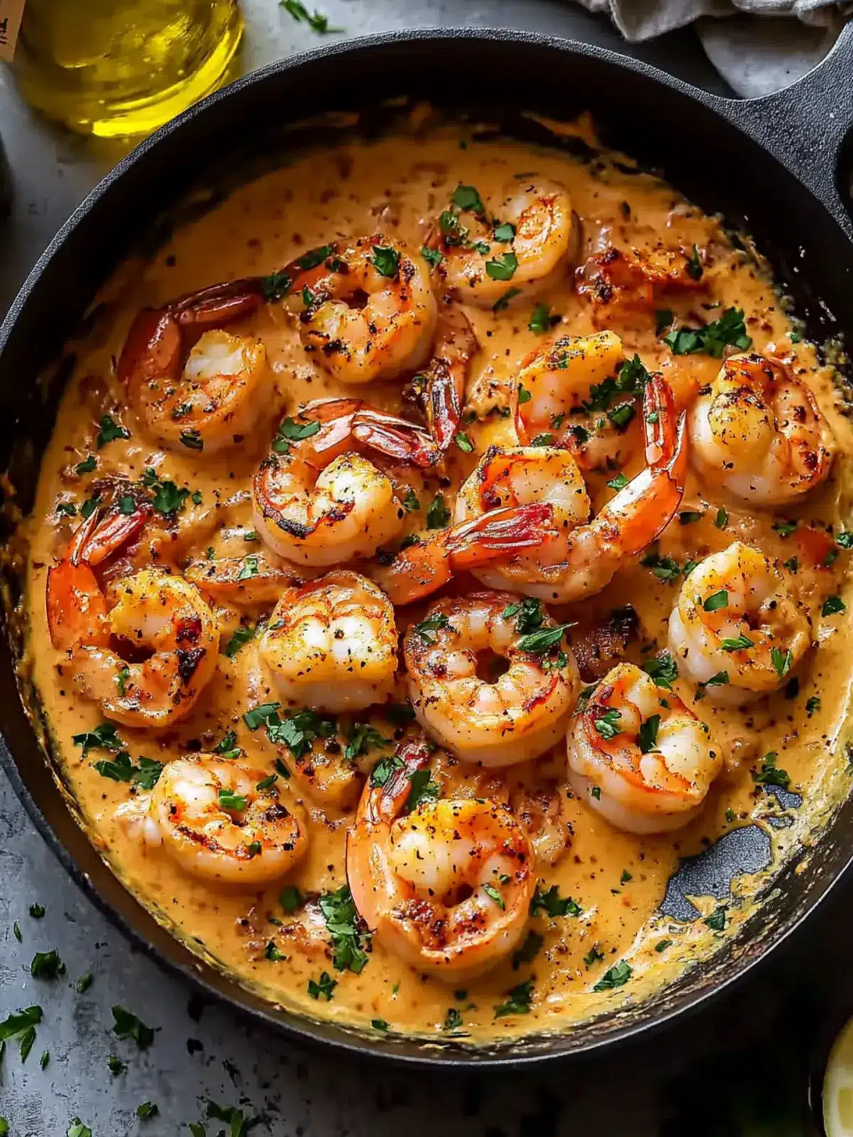 Creamy Garlic-Paprika Shrimp Skillet: A Quick Dinner Delight 4 Creamy Garlic-Paprika Shrimp Skillet