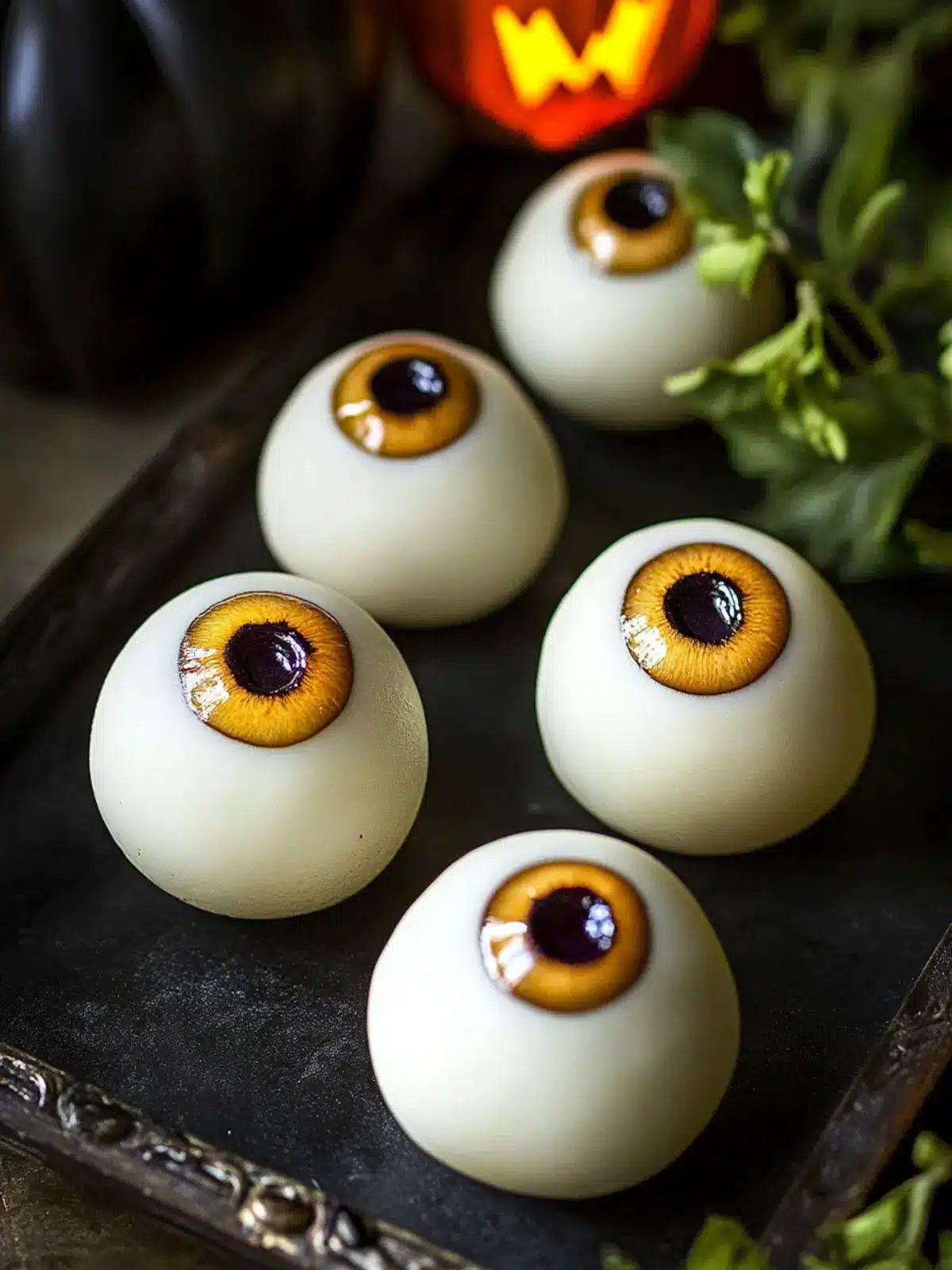 Spooky Deviled Eyeballs