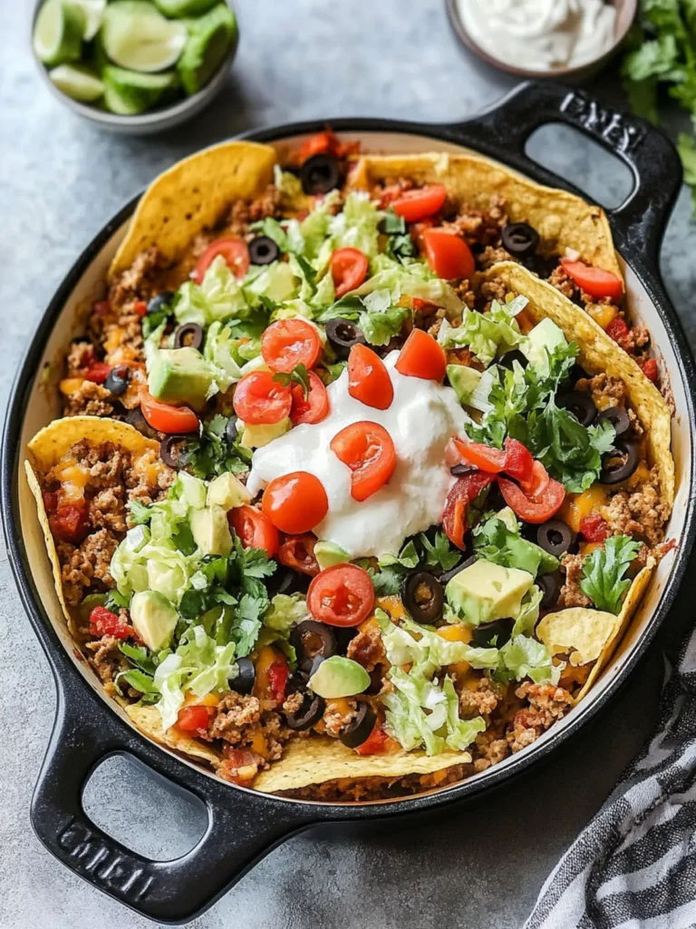 Gluten Free Walking Taco Casserole