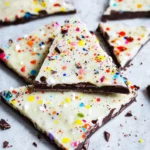 Paint Splatter Chocolate Bark