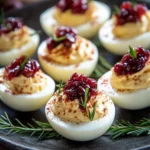 Harvest Cranberry Deviled Eggs – Festive Flavor for Every Table 45 Harvest Cranberry Deviled Eggs – A Festive Twist for Your Holiday Table