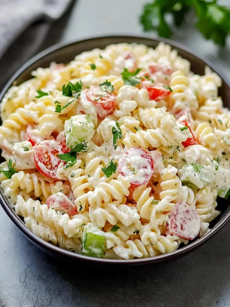 Creamy Pasta Salad Recipe