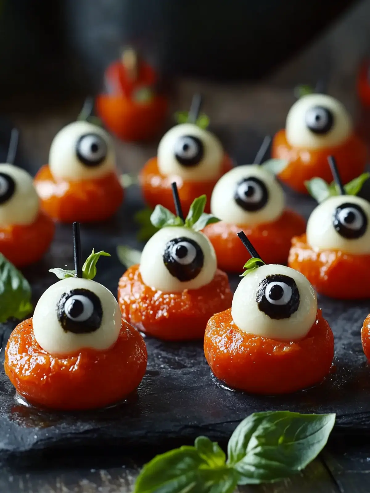 Halloween Eyeball Caprese Bites for a Spooky Celebration 3 Halloween Eyeball Caprese Bites: A Spooky Twist on a Classic