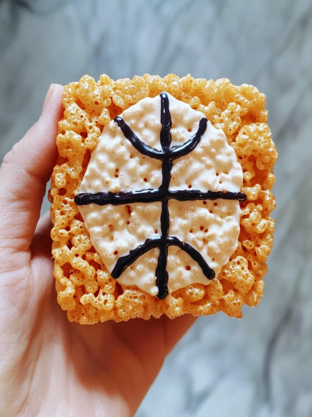 Basketball Rice Krispie Treats for Cheerful Game Day Fun 3 Basketball Rice Krispie Treats