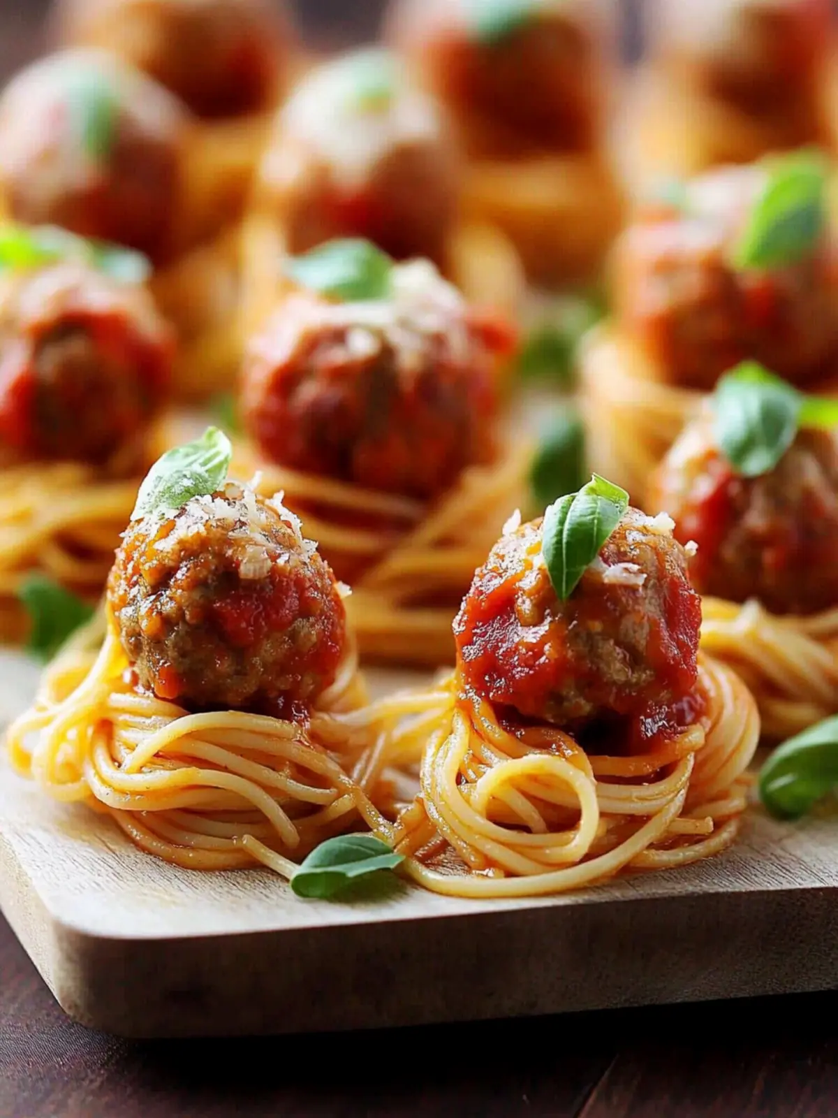 Mini Spaghetti and Meatball Appetizers – Best Appetizer Recipes