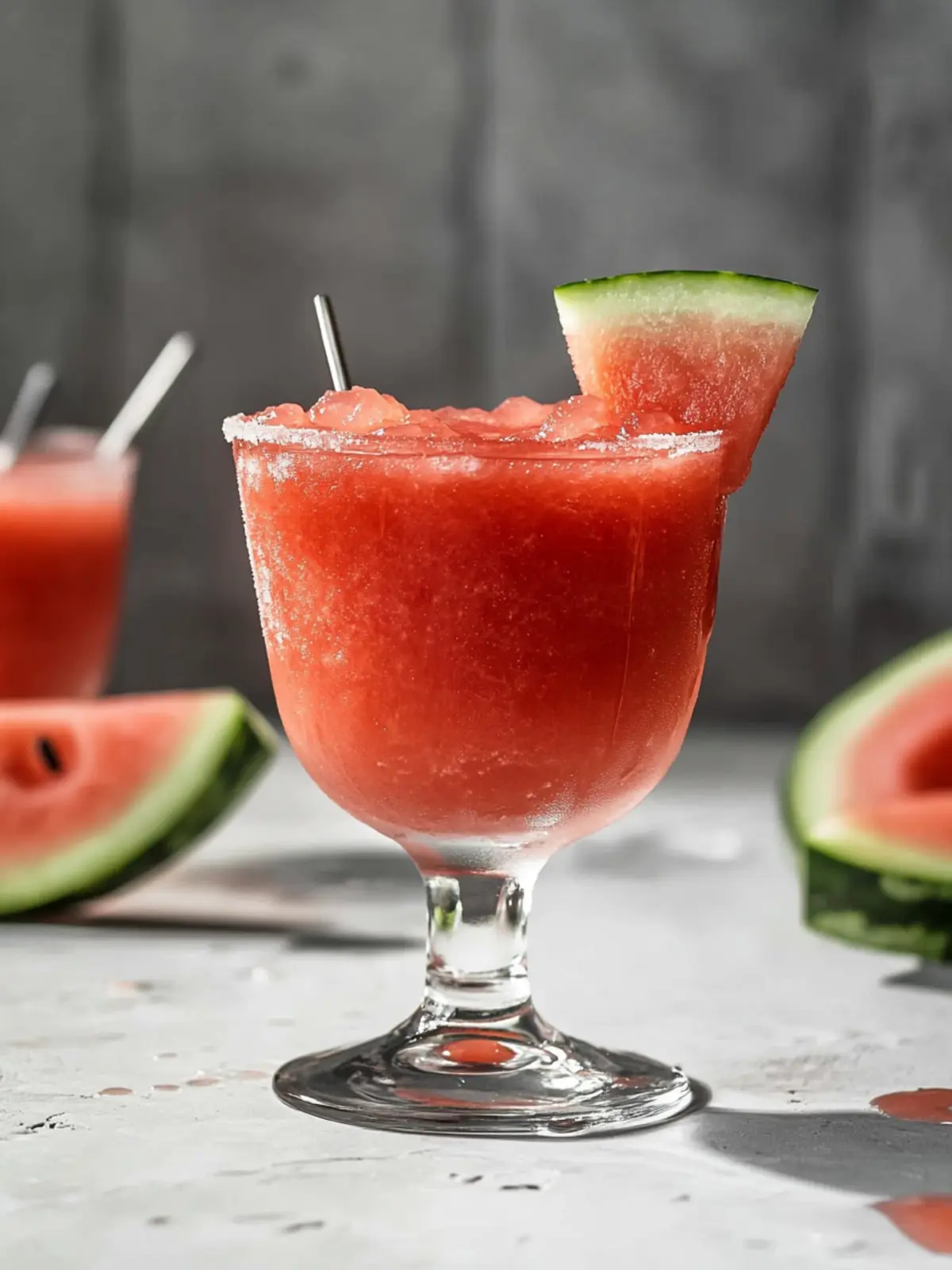 Chill Out with Easy Frozen Watermelon Margarita Mocktail 4 Easy Frozen Watermelon Margarita Mocktail