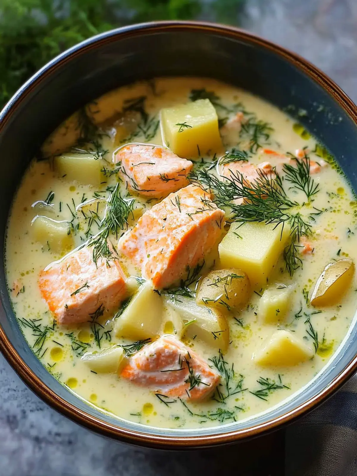 Creamy Dill Salmon Soup with Potatoes and Leeks: Cozy Nordic Delight 4 Creamy Dill Salmon Soup with Potatoes and Leeks: A Nordic Comfort Classic
