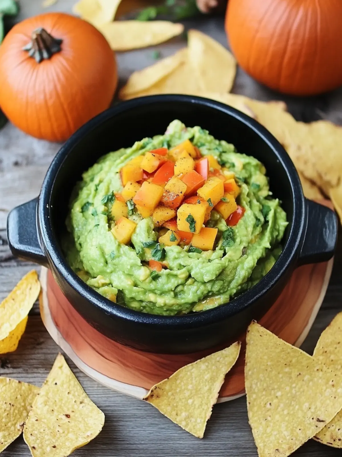 Throwing Up Pumpkin Guacamole: The Ultimate Halloween Dip 4 Throwing Up Pumpkin Guacamole