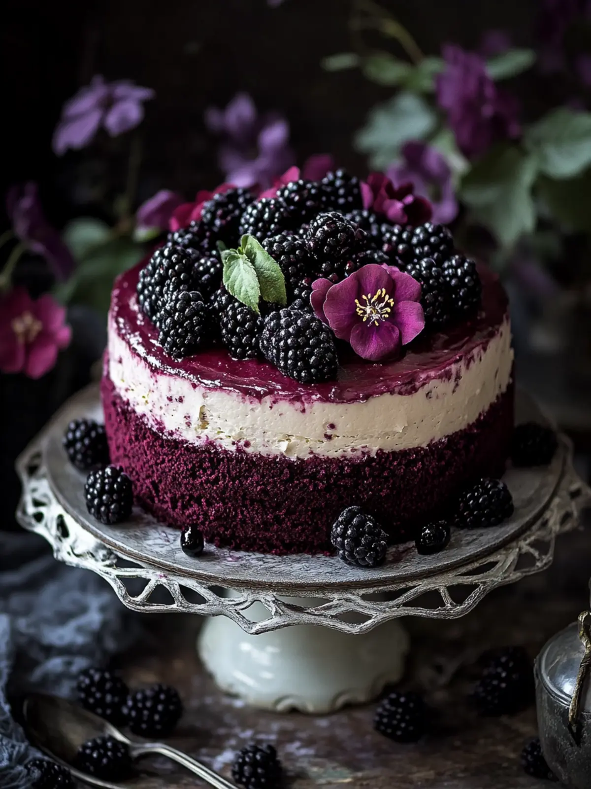 Blackberry Velvet Gothic Cake: A Luxurious Recipe Guide