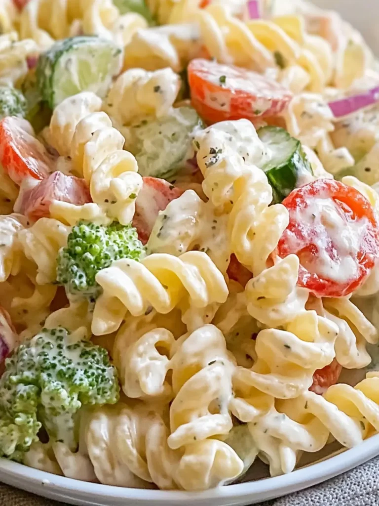 Ultimate Ranch Pasta Salad: Easy Potluck Perfection