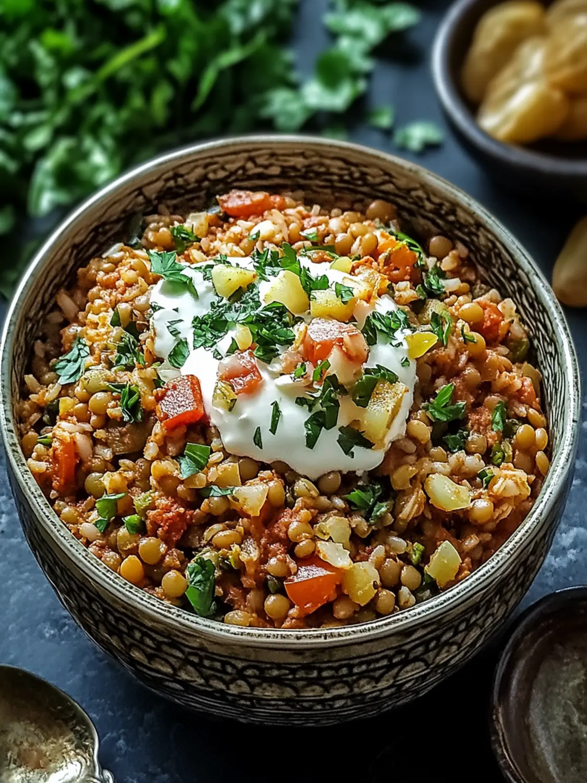 Mujadara Magic: Wholesome Lentil and Rice Comfort at Home 2 Mujadara Magic: Nourishing Lentil and Rice Delight at Home