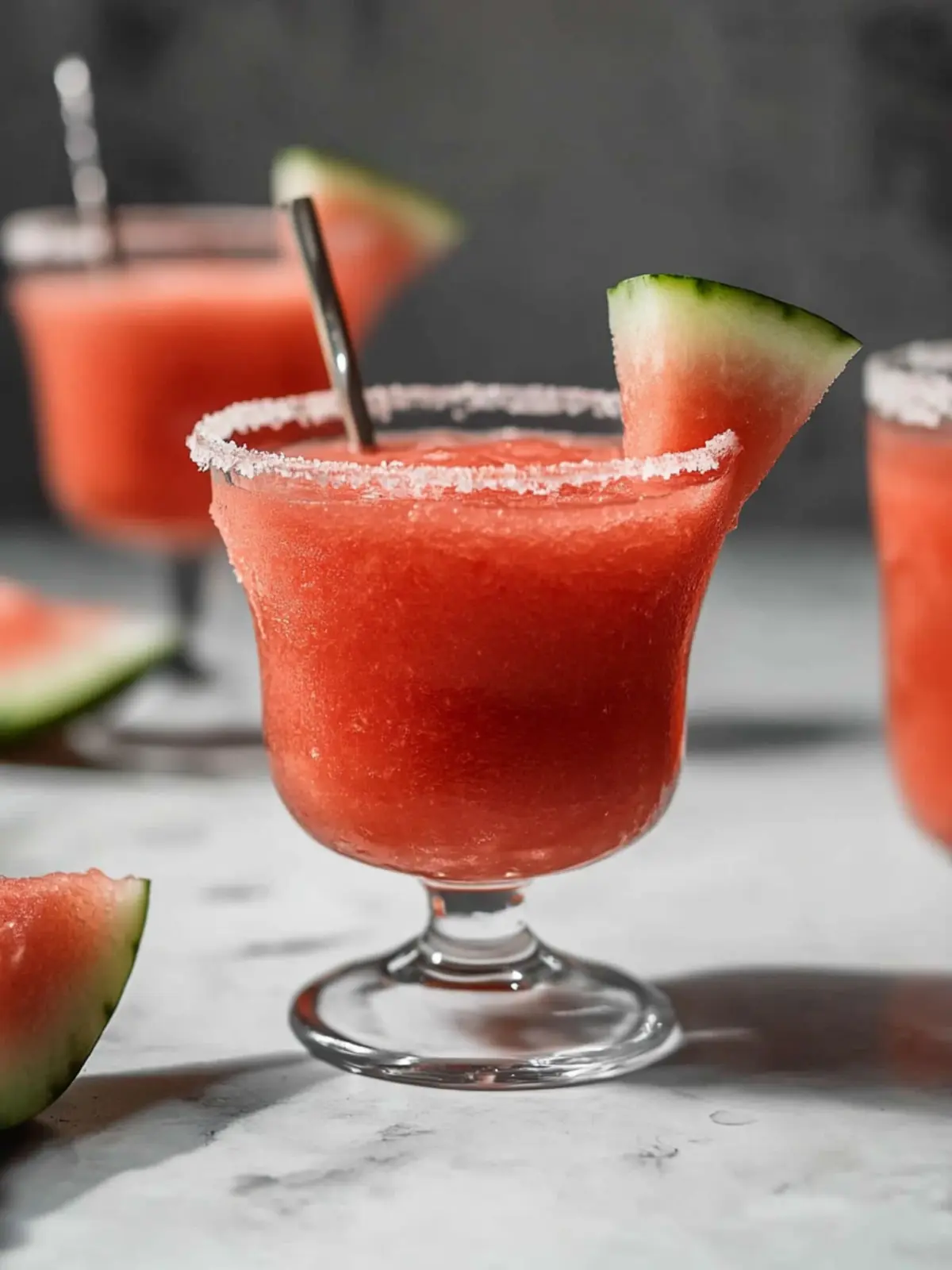 Chill Out with Easy Frozen Watermelon Margarita Mocktail 2 Easy Frozen Watermelon Margarita Mocktail