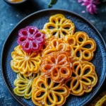 Jalebi Waffle Rosettes