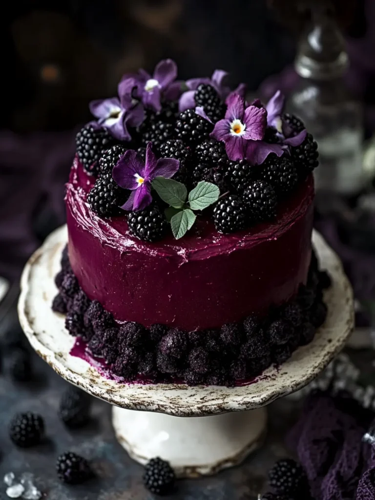 Blackberry Velvet Gothic Cake: A Luxurious Recipe Guide