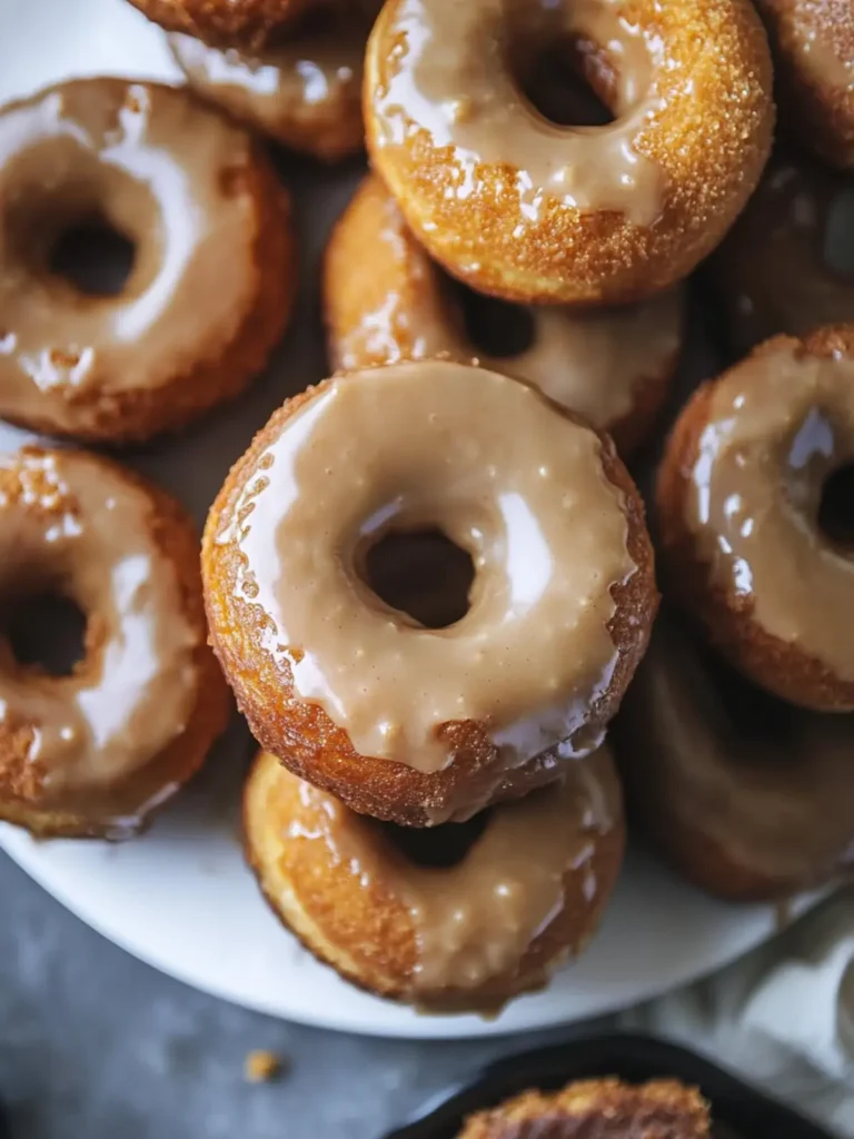 Pumpkin Donuts with Brown Sugar Glaze