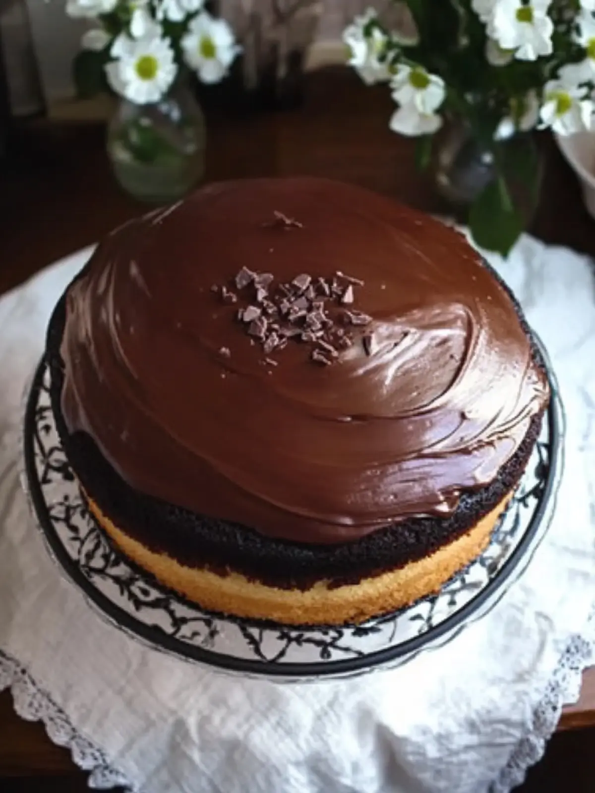 Tax Day Yogurt Cake with Fudge Icing to Sweeten Your Day 5 Tax Day Yogurt Cake with Fudge Icing