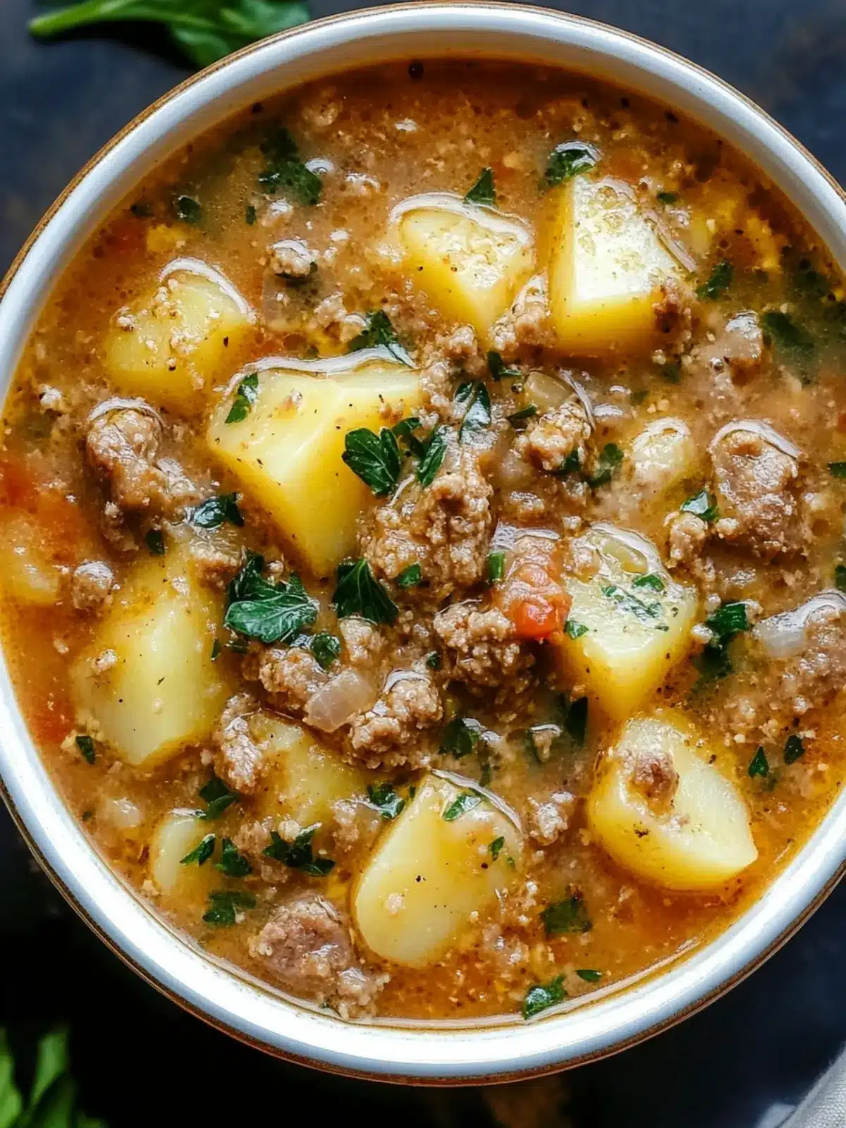 Cozy Italian Sausage and Potato Soup – Easy & Hearty!