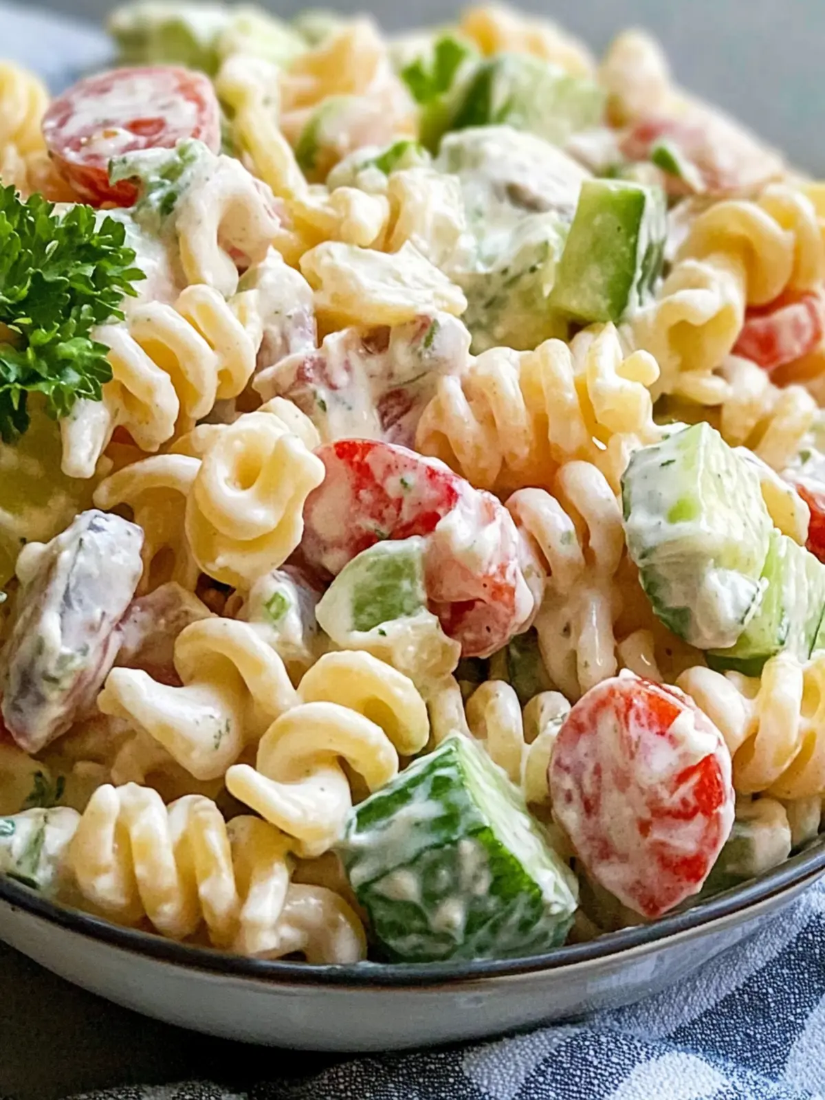 Ultimate Ranch Pasta Salad: Easy Potluck Perfection Awaits 4 Ultimate Ranch Pasta Salad: Easy Potluck Perfection