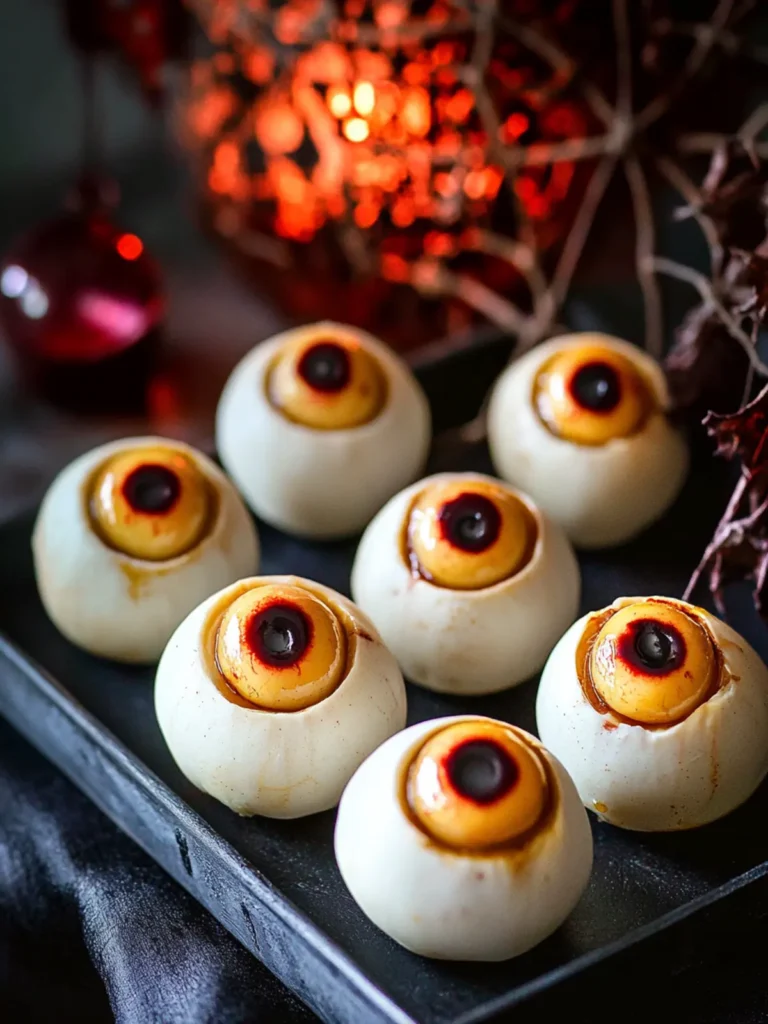 Spooky Deviled Eyeballs