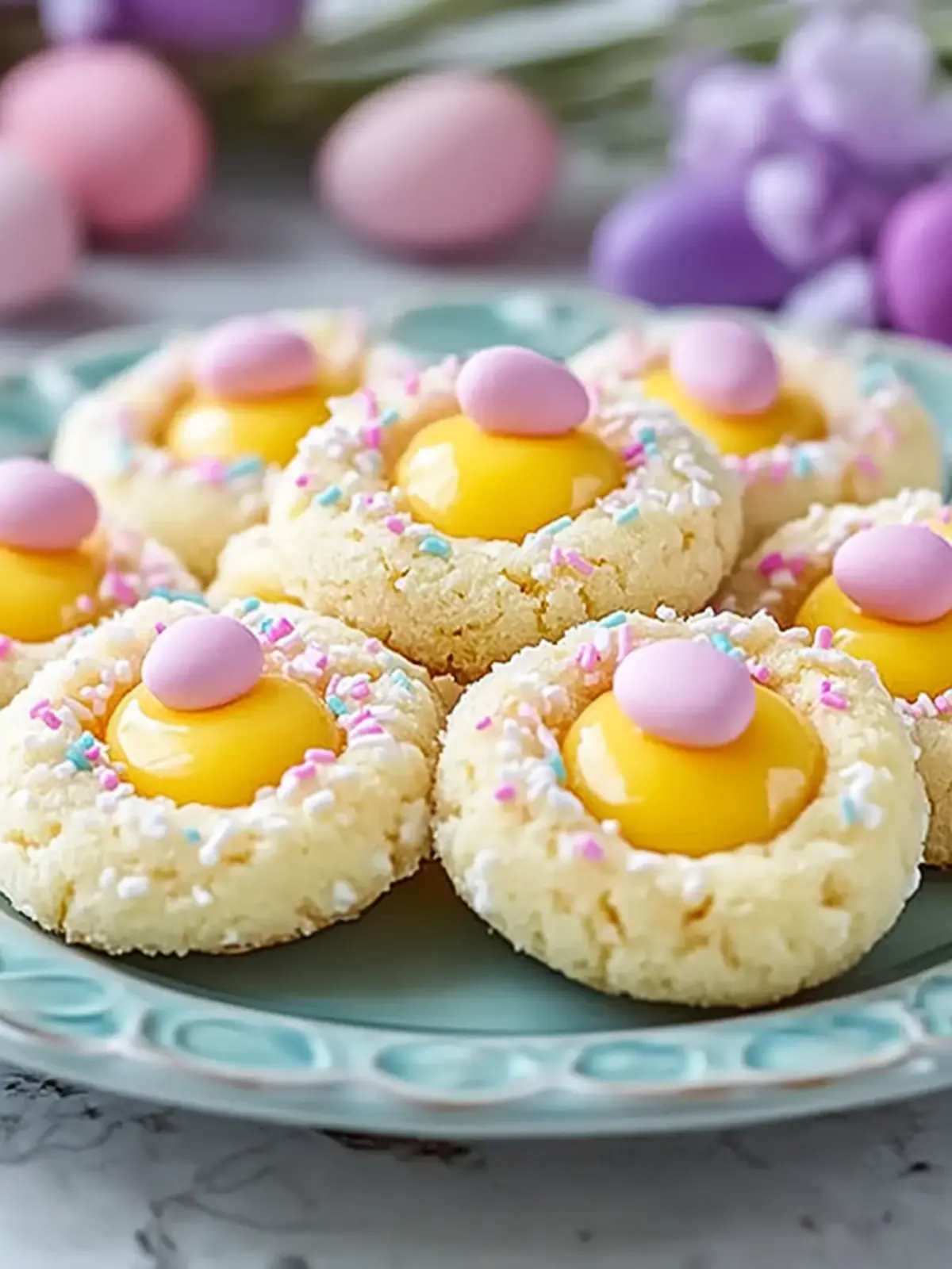 Easter Thumbprint Cookies Recipe