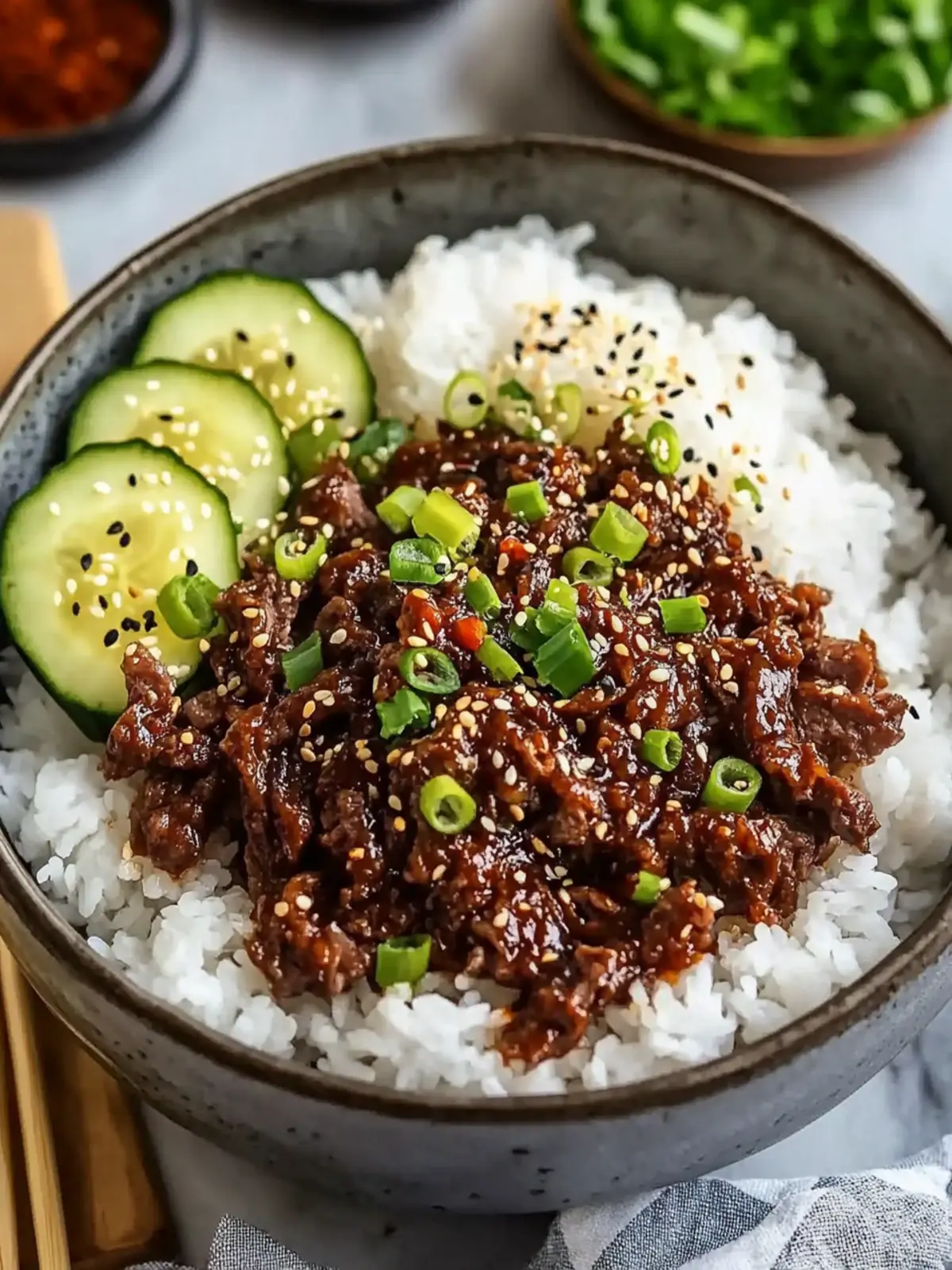 Delicious Korean Beef Bowls