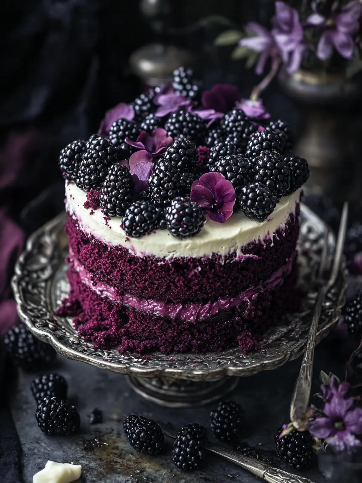 Blackberry Velvet Gothic Cake: A Luxurious Recipe Guide