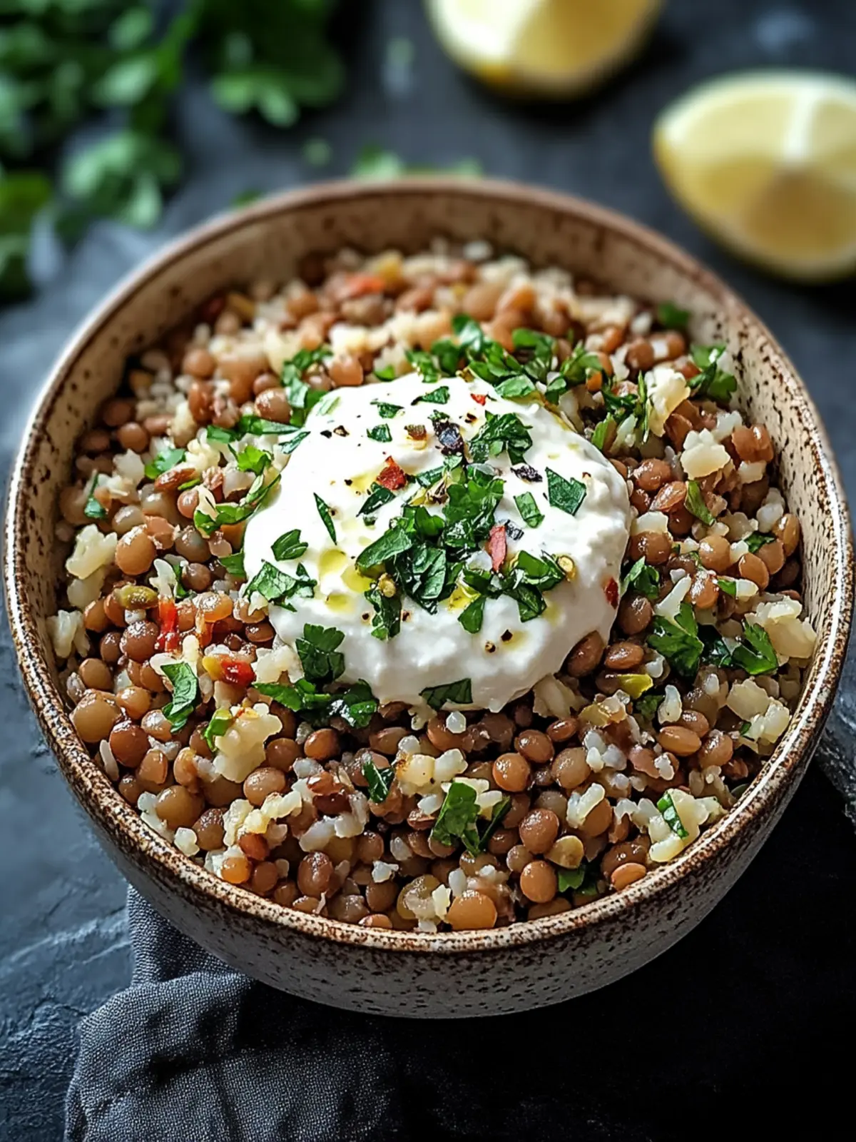 Mujadara Magic: Wholesome Lentil and Rice Comfort at Home 4 Mujadara Magic: Nourishing Lentil and Rice Delight at Home