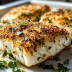 Garlic Parmesan Crusted Halibut: 15-Minute Baked Perfection