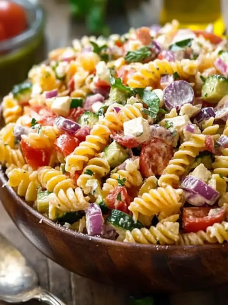 Deli-Style Pasta Salad: A Refreshing Medley of Flavors