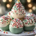 Christmas Tree Cake Truffles