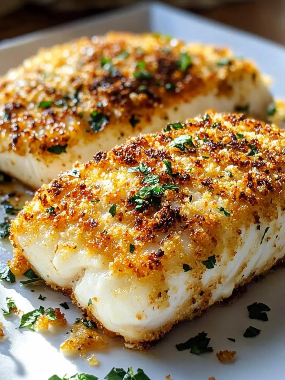 Garlic Parmesan Crusted Halibut: 15-Minute Baked Perfection