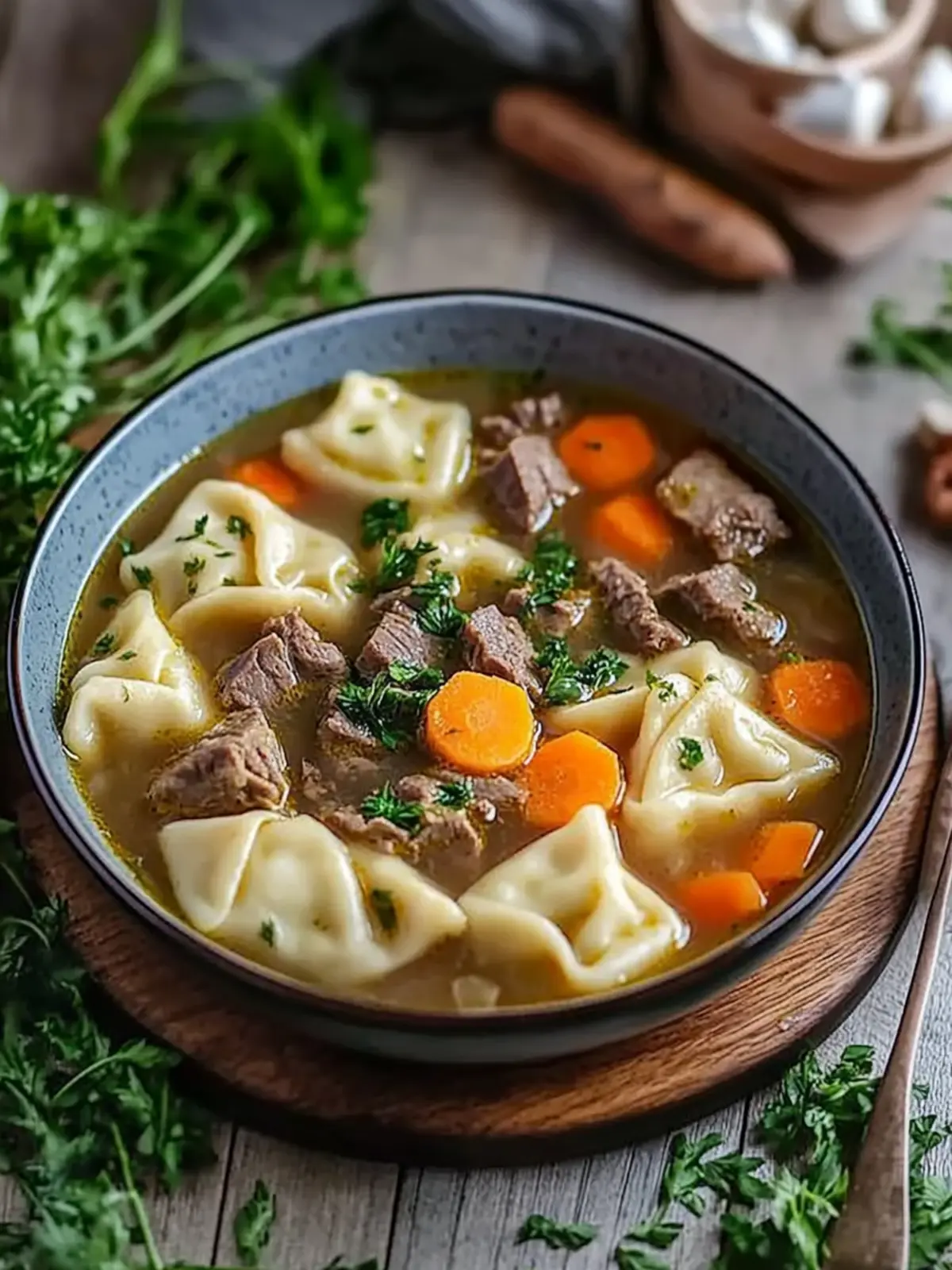 Delicious Purim Special Beef Kreplach Soup to Warm Your Soul 2 Delicious Purim Special Beef Kreplach Soup to Warm Your Soul