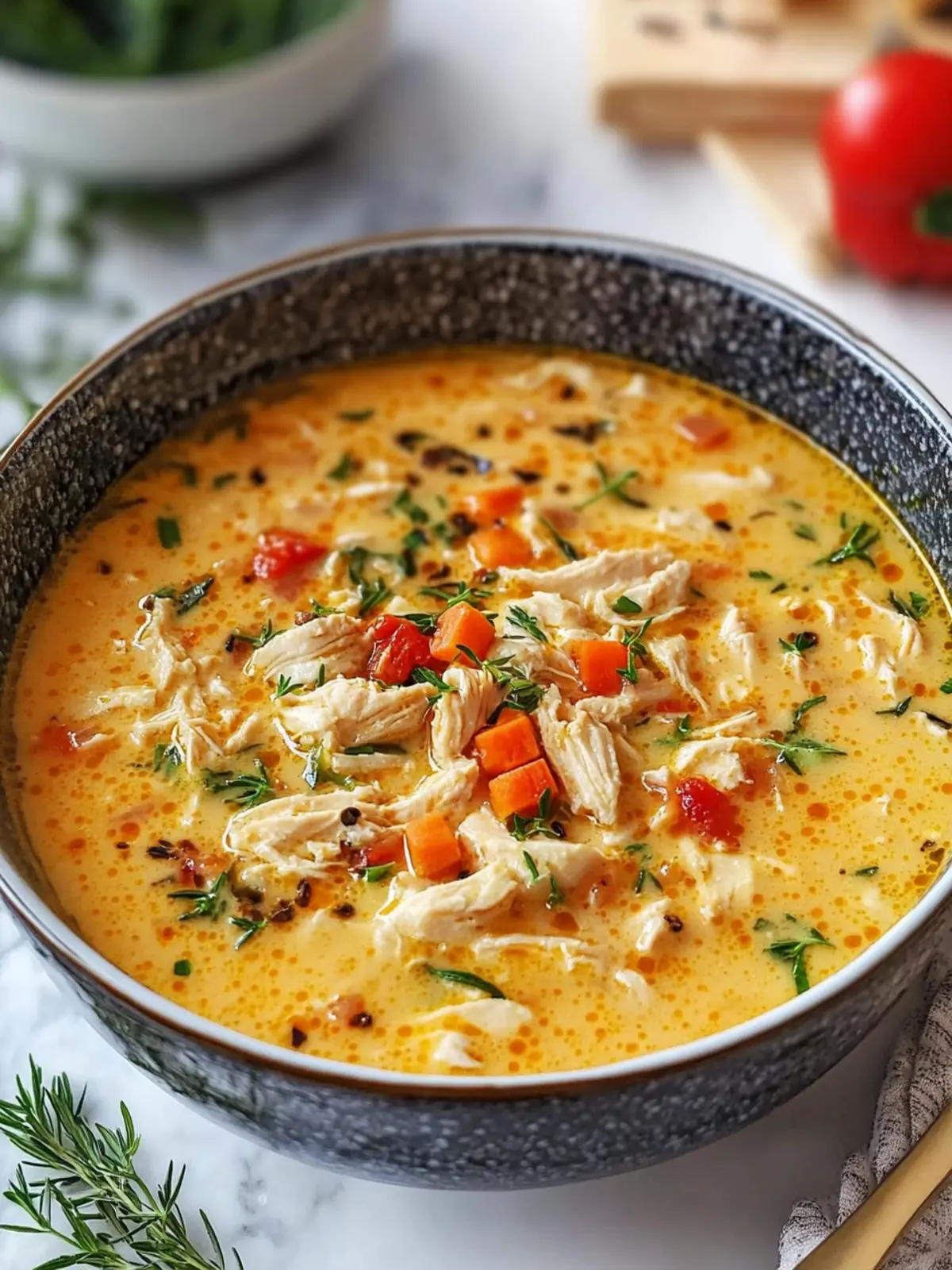 Creamy & Smoky Marry Me Chicken Soup Recipe (video)