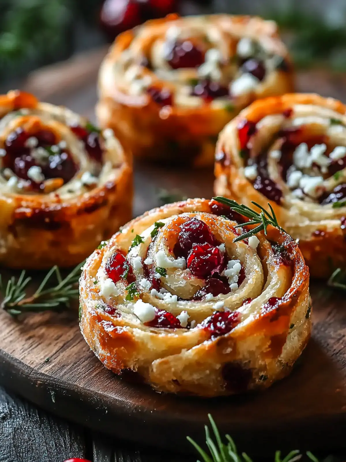 Christmas Cranberry Feta Pinwheels That Will Impress Guests
