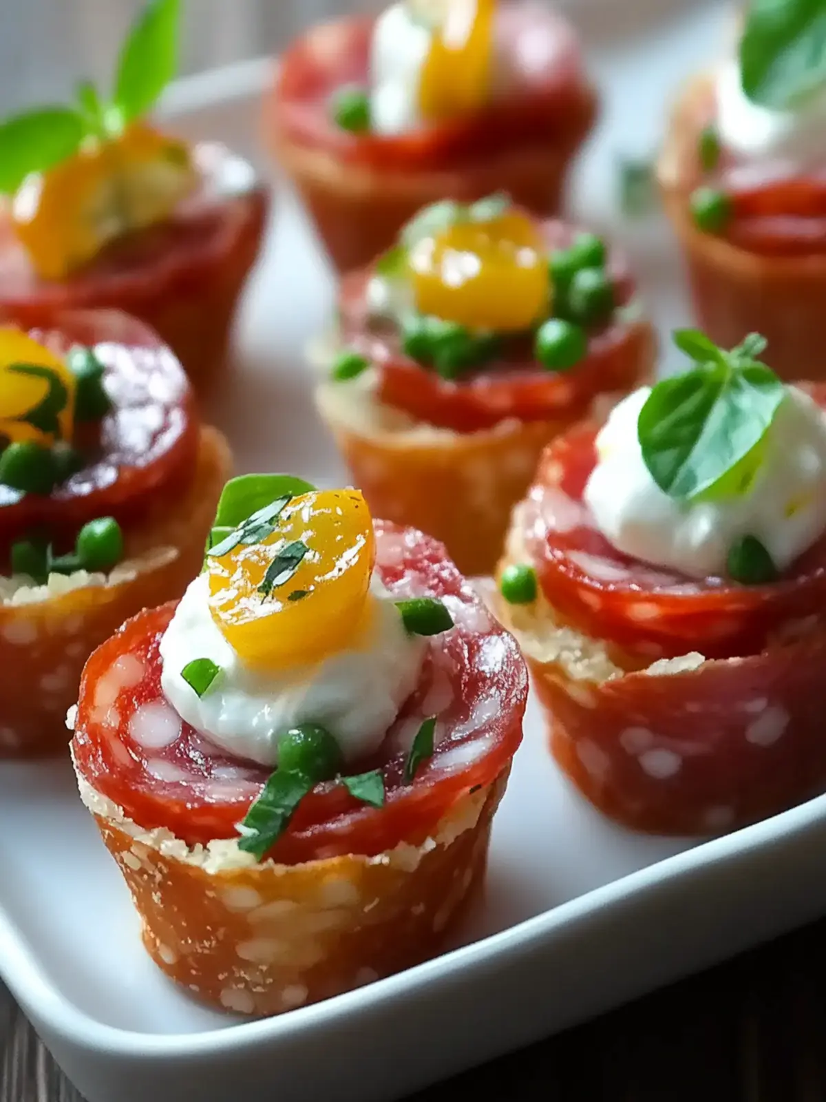 Crispy Salami Cup Appetizers: The Ultimate Bite-Sized Delight