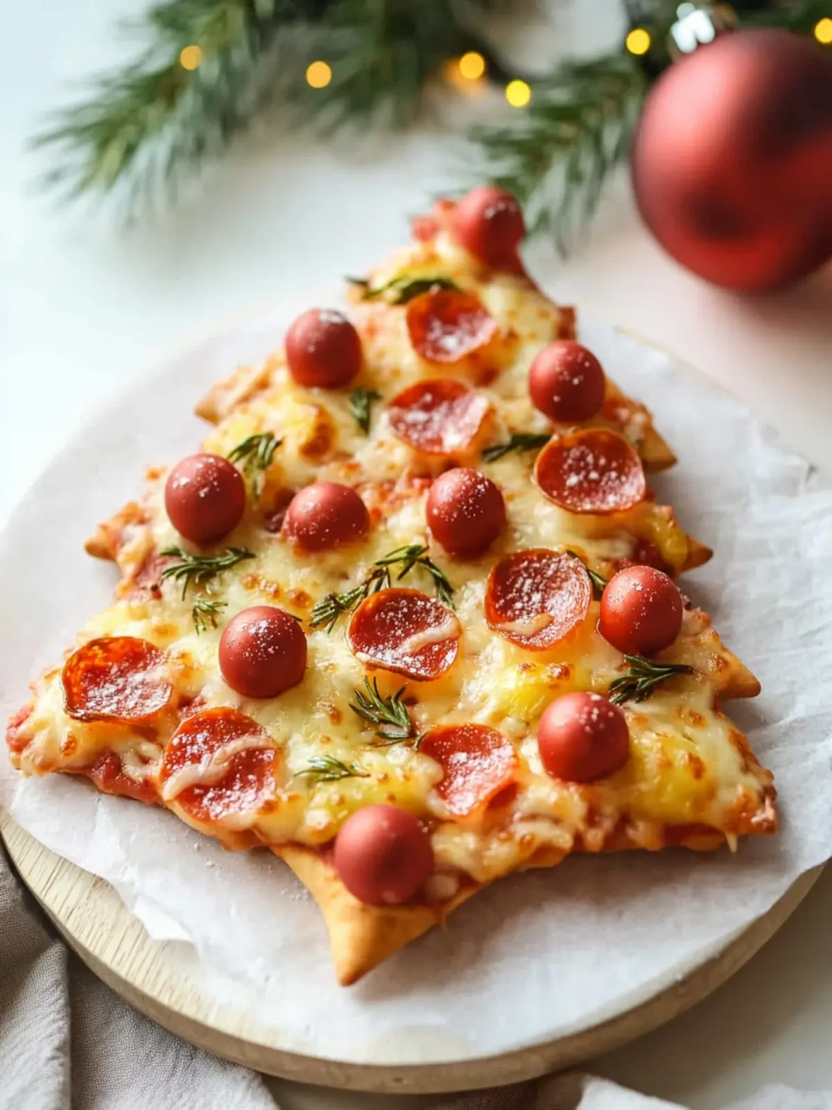 This Christmas Tree Pizza Is A Cute Christmas Dinner For Kids