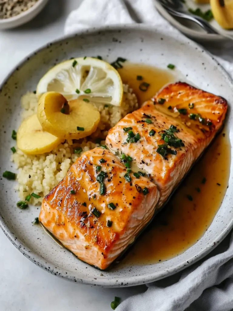 Baked Miso Maple & Ginger Salmon