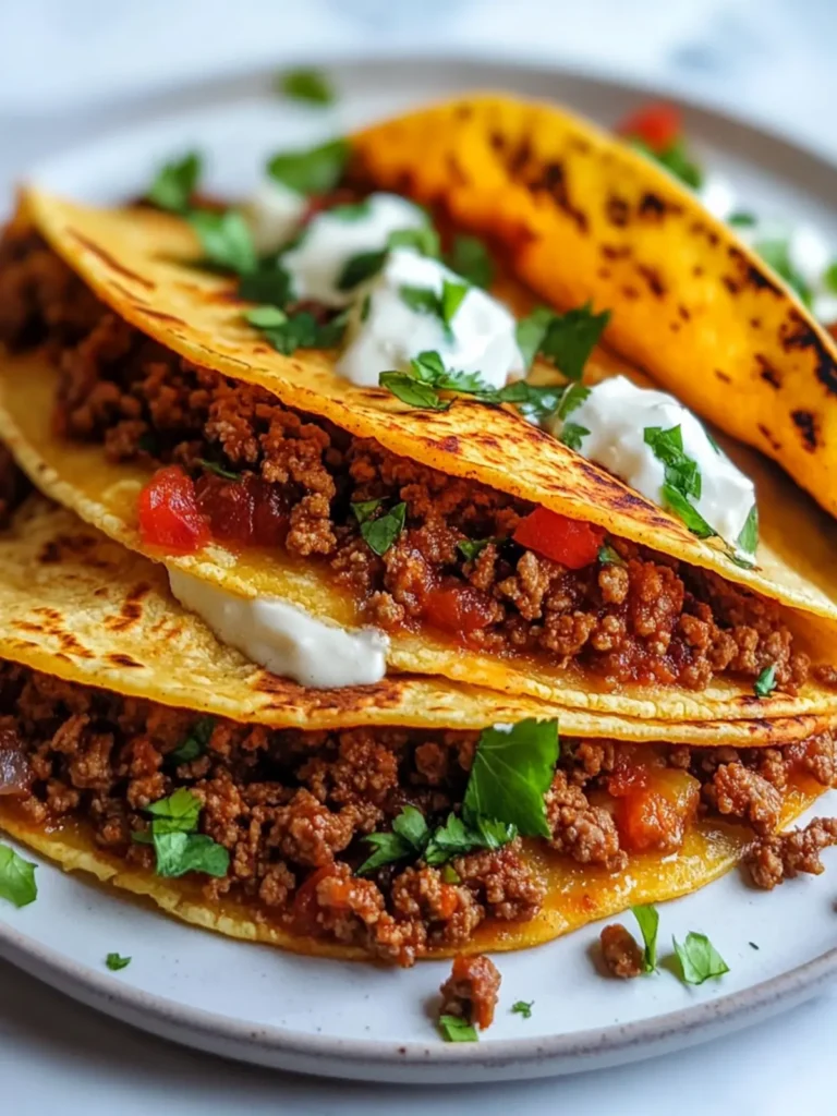 30-Minute Crispy Ground Beef Tacos That Will Wow Your Taste Buds