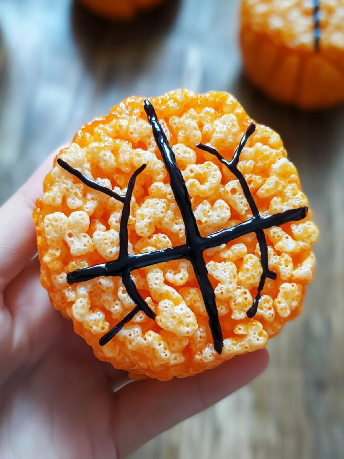 Basketball Rice Krispie Treats for Cheerful Game Day Fun 5 Basketball Rice Krispie Treats