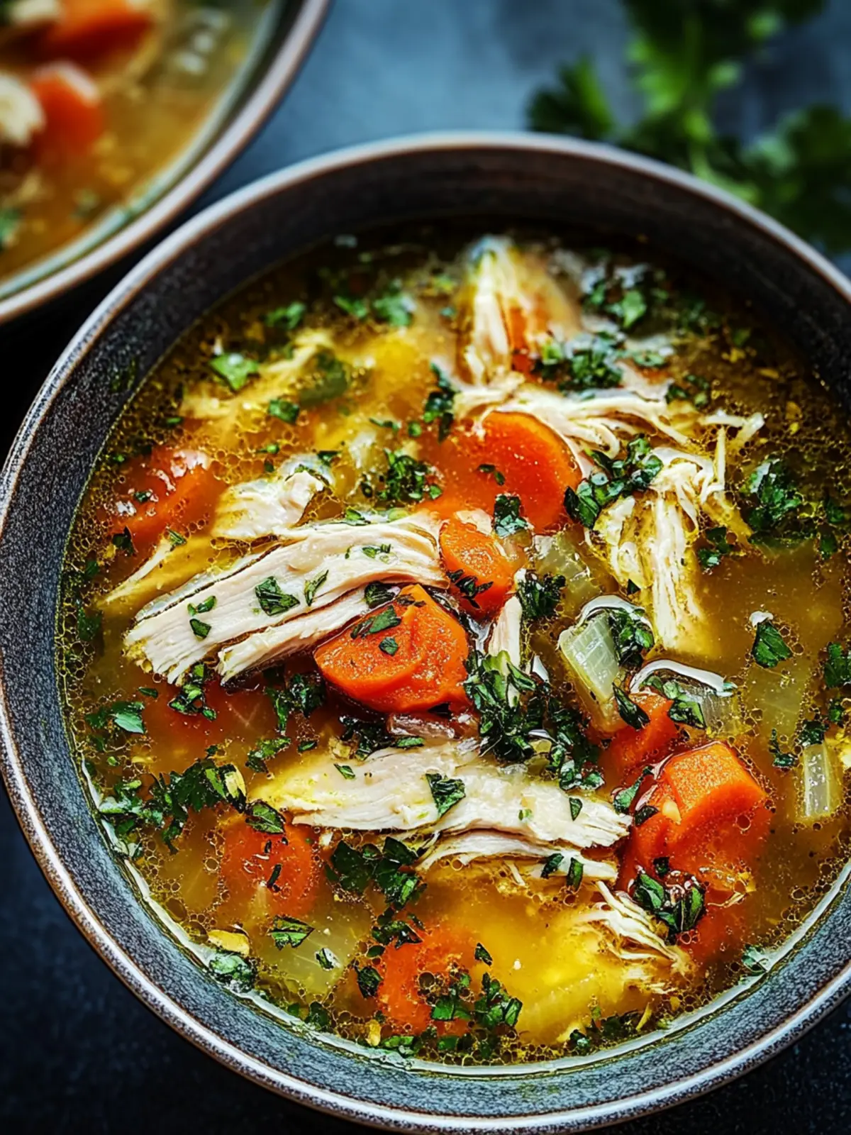 Healthy Soup Recipes Mediterranean Chicken Soup by Camila