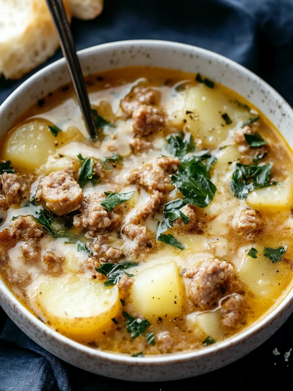 Cozy Italian Sausage and Potato Soup – Easy & Hearty!